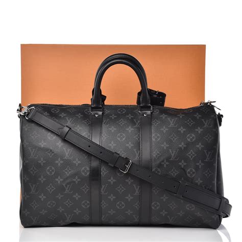 louis vuitton keepall bandouliere monogram eclipse|Keepall Bandoulière 45 My LV Heritage Monogram Eclipse  .